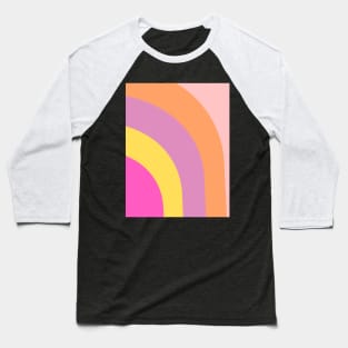 Boho positive vibe rainbow pattern Baseball T-Shirt